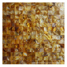 Home Decor 20X20 Gold Shell Slice Mosaic Mother of Pearl Wall Tile